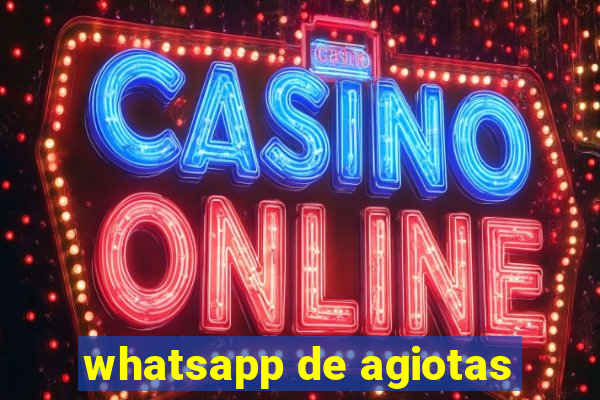 whatsapp de agiotas